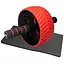 Колесо для пресса Power System PS-4107 Full Grip AB Red + коврик Red/Black (4107RD-0) - миниатюра 1