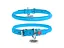 Ошейник для животных WAUDOG Glamour с QR паспортом, круглый, XS d8 мм Д 20-25 см голубой (22402) - миниатюра 1