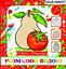 Розмальовка міні Овочі і фрукти MinR-00005U - миниатюра 1