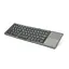 Клавіатура бездротова Voltronic B033, розкладна, 64 клавіші, Touchpad, (Eng/Pyc), 2.4G, Gray, 300x98mm, Box - мініатюра 4