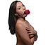 Кляп Master Series Eye-Catching Ball Gag With Rose - миниатюра 7