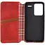 Шкіряний чохол-книжка GETMAN Cubic (U) для Xiaomi Redmi Note 13Pro+ Червоний - мініатюра 2