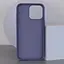 Шкіряний чохол Epik Bonbon Leather Metal Style with MagSafe для Apple iPhone 13 Pro Max 6.7 Сірий/Lavender - мініатюра 2
