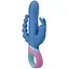 Вібратор кролик PMV20 Vice Double Vibrator 23 см синій - мініатюра 1
