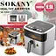 Мультипіч аерофритюрниця Sokany SK 10081 з великою чашею 9 л корпус із нержавіючої сталі  2000 Вт - мініатюра 3