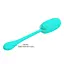 Віброяйце Pretty Love Kirk Super Soft Silicone 19.7 см бірюзовий - мініатюра 8