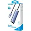 Хаб USB 3.0 -->3xUSB 3.0/RJ45/USB-C Hub Blue Aluminum Alloy 5-in-1 Vention - мініатюра 3