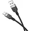 Кабель Hoco X109 Energy silicone charging data cable Type-CL-3 м Чорний - мініатюра 1