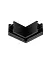 Соединитель угловой накладной Nowodvorski 11727 NANO-LVM Horizintal Corner IP20 черный - миниатюра 1