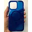 Оригинальный противоударный силиконовый чехол Tech21 Evo Check MagSafe для iPhone 14 Pro (6.1") Blue T21-9838 - миниатюра 1