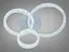 Стельова світлодіодна люстра MX78202-3 біла 90 Вт три акрилові кільця без пульта - мініатюра 1