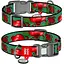 Нашийник для собак нейлоновий Waudog Nylon з QR паспортом Гранати М 2х28-40 см - мініатюра 1
