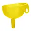 Лейка сливная воронка пластмассовая на банку, Kitchette Желтый 84667 - миниатюра 4