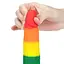 Фалоімітатор LoveToy Prider 7" 18.5 см райдужний - мініатюра 6