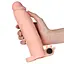 Насадка на пенис Lovetoy Pleasure X-Tender Flesh Add 3" 20 см телесный - миниатюра 2