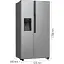 Холодильник Gorenje SBS 179х70х92 см 2 двери 376(190) л А++ NF+ Инв. диспенсер генератор льда Внешний диспл нерж - миниатюра 6