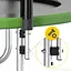 Батут с наружной сеткой 4FIZJO Classic 8FT 252 см Black/Green (P-5907739314123) - миниатюра 2