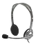 Стереонаушники Logitech H110 Grey (981-000271) - миниатюра 1
