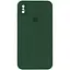 Чехол Silicone Case Square Full Camera Protective AA для Apple iPhone XS Max 6.5 Зеленый/Cyprus Green - миниатюра 1