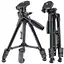 Универсальный штатив тренога NeePho NP-3160 не съемная площадка + держатель (30-68.5см) Черный - миниатюра 1