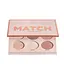 Палетка тіней для повік 6 відтінків Bogenia Match Eyeshadow Palette Коричневі (BG908(001)) - мініатюра 1