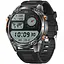 Тактичний спортивний смарт-годинник Smart Watch G100 для військових з GPS-компасом і можливістю здійснювати дзвінки Чорний - мініатюра 1