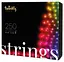 Twinkly Smart LED Гірлянда Twinkly Strings RGB 250, Gen II, IP44, довжина 20м, кабель чорний - мініатюра 1