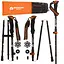 Треккинговые палки Mountain Goat Pro+ 43-130 см MG0008 Black/Orange (P-5907739318251) - миниатюра 5