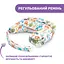 Подушка для годування Boppy Deluxe бірюзово-помаранчева (79912.43) - мініатюра 5