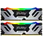 Оперативна пам'ять Kingston Fury 96GB (2x48GB) DDR5 6000MHz Renegade RGB Silver (KF560C32RSAK2-96) - мініатюра 1