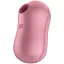 Вакуумний стимулятор клітора з вібрацією Satisfyer Cotton рожевий - мініатюра 1