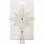 Елочная верхушка Mica Decorations Звезда пластиковая 20 см пастель белая (1181249) - миниатюра 1