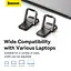 Підставка для ноутбука Baseus Slim Laptop Kickstand （2pcs）Grey - мініатюра 16