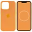 Чохол Epik Silicone case AAA with Magsafe and Animation для Apple iPhone 13 Pro Max 6.7 Помаранчевий/Marigold - мініатюра 1