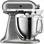 Планетарний міксер KitchenAid Artisan 4.8 л срібний медальйон (5KSM185PSEMS) - мініатюра 1