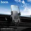Автотримач для телефона HOCO H80 Vista gravity car holder (air outlet) Black Metal Gray - мініатюра 7