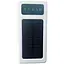 УМБ Power Bank Solar 30000mAh повербанк 4 в 1 з сонячною панеллю, екраном, ліхтариком White (11230) - мініатюра 1