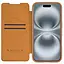 Шкіряний чохол-книжка Nillkin Qin Prop для Apple iPhone 16, 6.1 Brown - мініатюра 3