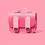 Шкіряний футляр Briefcase для навушників AirPods Pro 2 / Pro Pink - мініатюра 2