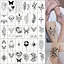 Набор временных тату «Черные мини» black-tattoo-mini-set-30 из 30 черных по 9,5 х 5,5 см - миниатюра 1