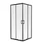 Душевая кабина без поддона Mixxus Premium Diverse SC02-90x90x195-TR Black прозрачное стекло 5 мм MI6862, Черный матовый, Универсальная, прозрачная - миниатюра 1