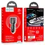 Зарядное устройство 2 выхода USB-C - HOCO NZ3 Clear way dual port PD car charger 40W черный - миниатюра 8