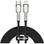 Кабель Baseus Cafule Metal Type-C to Lightning PD 20W (2m) black (CATLJK-B01) - мініатюра 1