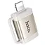 Перехідник Hoco UA31A OTG Lightning male to USB female Gray - мініатюра 1