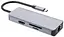USB-хаб Proove Type-C-Хаб Iron Link 6 в 1 (2*USB3.0 + SD/TF + RJ45 + HDMI) серебристый (HBI700010004) - миниатюра 2