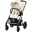 Коляска Cybex Balios S Lux TPE Seashell Beige с бампером + Люлька Cybex S Seashell Beige - миниатюра 2