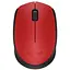 Миша бездротова Logitech M171, Red/Black, USB (2.4 GHz), 1000 dpi, 3 кнопки, 1xAA (910-004641) - мініатюра 1