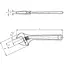 Ключ разводной Wurth WS0-13 L115 (арт. 071522104) - миниатюра 4