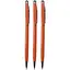 Стилус-ручка для ємнісних екранів, помаранчевий (комплект 3 шт.) - мініатюра 1