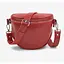 Шкіряна сумка поясна-кроссбоді Vacation червона краст - мініатюра 1
